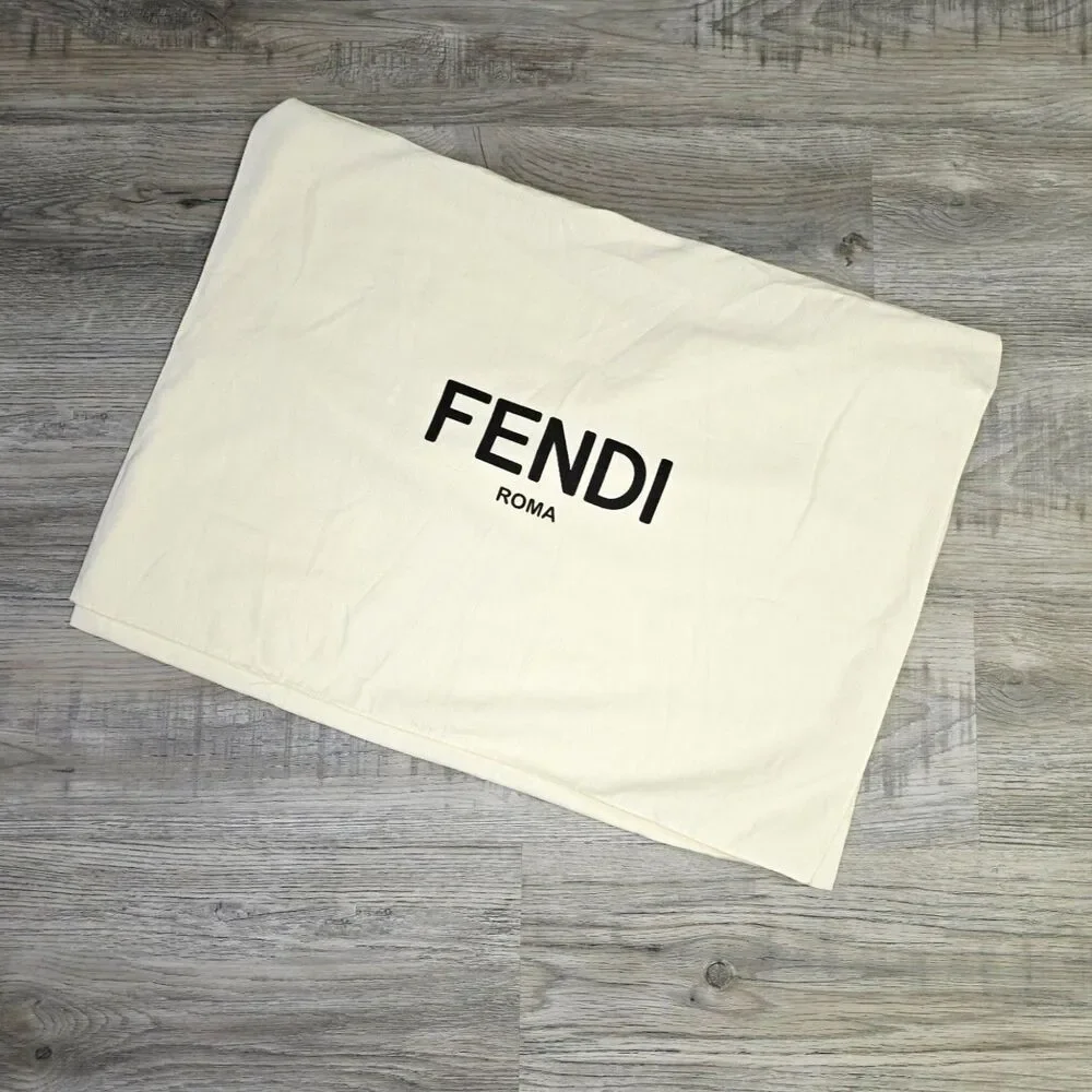 Fendi Roma Off White Dust Bag Standard Pillow Sham Cover 23.5x17.5